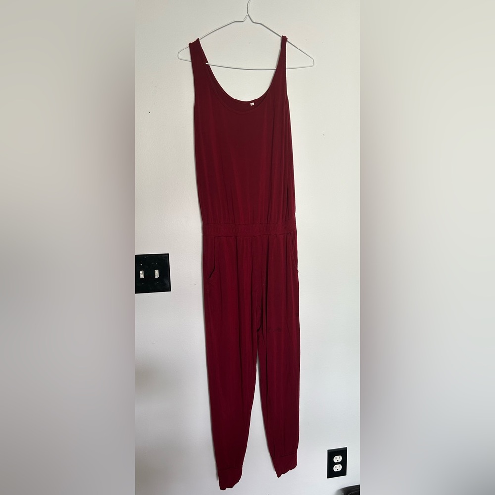 All Worthy Hunter McGrady Jumpsuits Knit w/ Ruched Leg